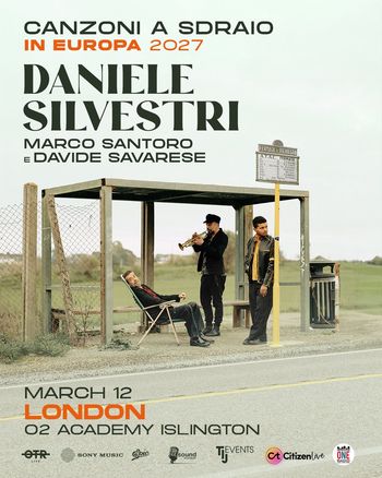 DANIELE SILVESTRI DAVIDE SAVARESE, Marco Santoro at O2 Academy Islington on 12 March 2027 gig poster