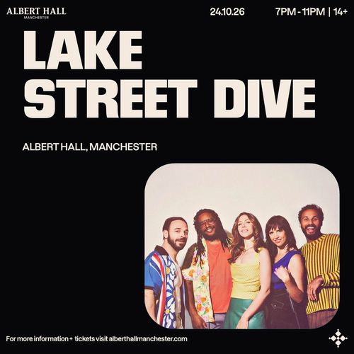 Lake Street Dive at Albert Hall on 24 October 2026 gig poster