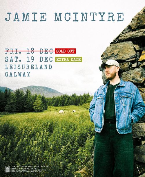 JAMIE MCINTYRE at Leisureland on 19 December 2026 gig poster