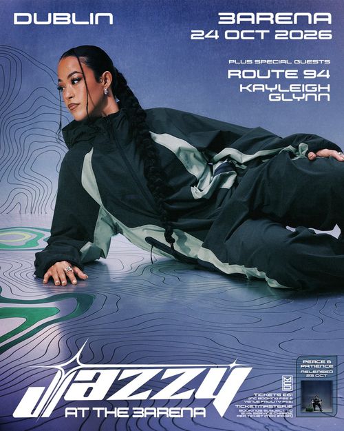 Jazzy at the 3Arena Jazzy, Route 94, Kayleigh Glynn at 3Arena on 24 October 2026 gig poster