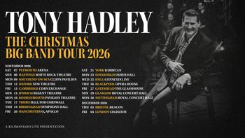 Tony Hadley The Christmas Big Band Tour 2026 Tony Hadley at Arena on 7 November 2026 gig poster