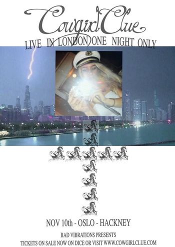 Cowgirl Clue - Live in London One Night Only Cowgirl Clue at Oslo on 10 November 2026 gig poster