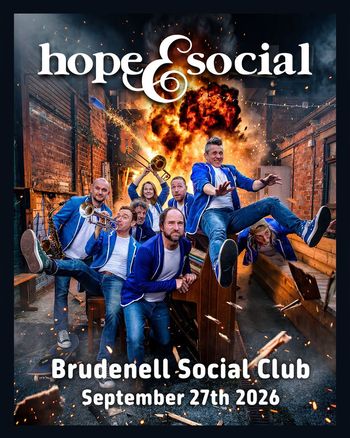hope & social at Brudenell Social Club on 27 September 2026 gig poster