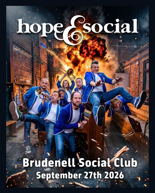 hope & social at Brudenell Social Club on 27 September 2026 gig poster