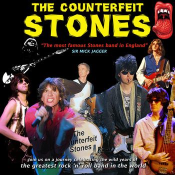 THE COUNTERFEIT STONES at StablesMK on 12 February 2027 gig poster