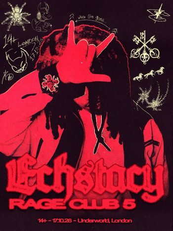 Lech'stacy - RAGE CLUB 5 Lech'stacy at Underworld on 17 October 2026 gig poster
