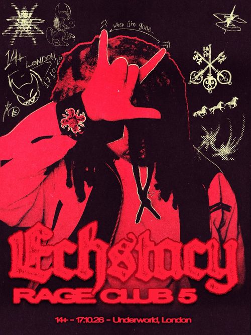 Lech'stacy - RAGE CLUB 5 Lech'stacy at Underworld on 17 October 2026 gig poster