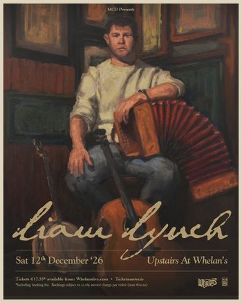 liam lynch at Whelan's on 12 December 2026 gig poster