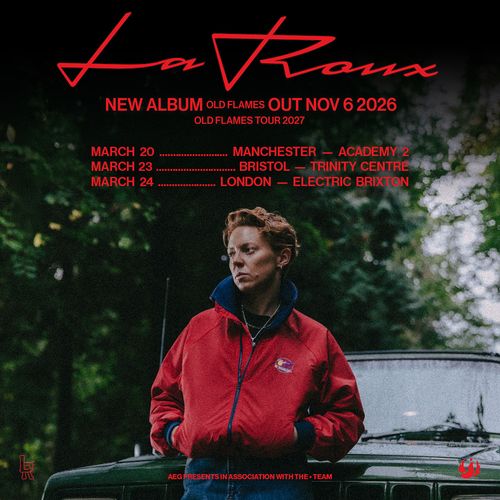 La Roux - Old Flames Tour 2027 LA ROUX march 2027 tour poster