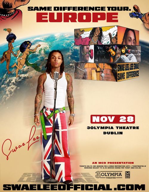 Swae Lee - Same Difference Tour Swae Lee at 3Olympia Theatre on 28 November 2026 gig poster