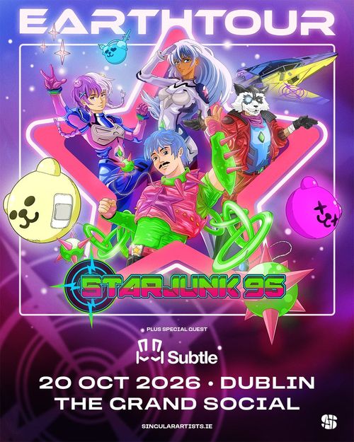 Earthtour STARJUNK 95 Starjunk 95, Subtle at The Grand Social on 20 October 2026 gig poster