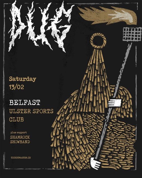 DUG Shamrock Showband at Ulster Sports Club on 13 February 2027 gig poster