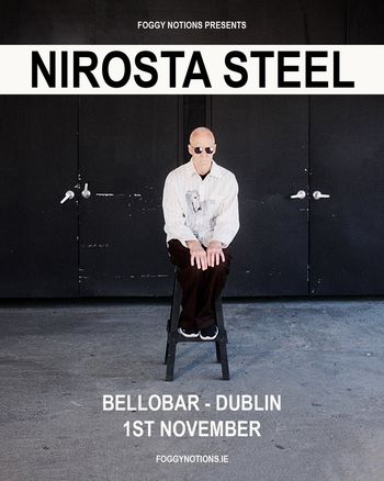 NIROSTA STEEL at BelloBar on 1 November 2026 gig poster