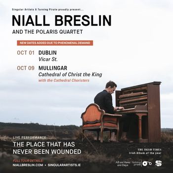 NIALL BRESLIN AND THE POLARIS QUARTET Cathedral Choristers october 2026 tour poster