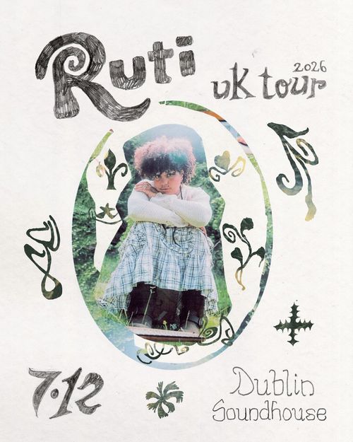 Ruti UK Tour 2026 Ruti at Soundhouse on 7 December 2026 gig poster