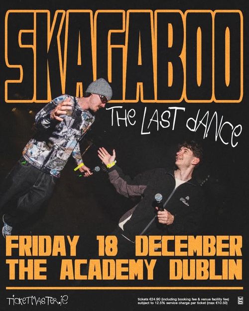 SKAGABOO THE LAST DANCE Skagaboo at The Academy on 18 December 2026 gig poster
