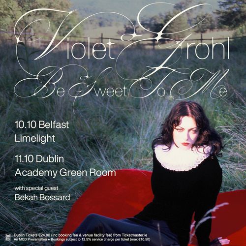 Violet Grohl Be Sweet To Me Violet Grohl, Bekah Bossard october 2026 tour poster