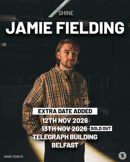 SHINE JAMIE FIELDING JAMIE FIELDING november 2026 tour poster