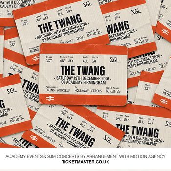 THE TWANG at O2 Academy Birmingham on 19 December 2026 gig poster