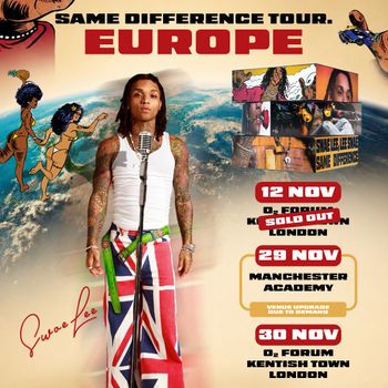 Swae Lee - Same Difference Tour. Europe Swae Lee at O2 Forum Kentish Town on 12 November 2026 gig poster