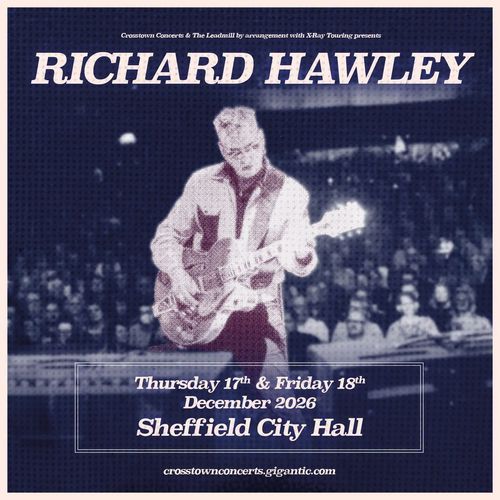 Richard Hawley december 2026 tour poster