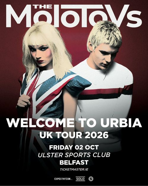 WELCOME TO URBIA UK & IRE TOUR 2026 The Molotovs september 2026 to october 2026 tour poster