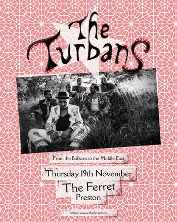 The Turbans at The Ferret on 19 November 2026 gig poster