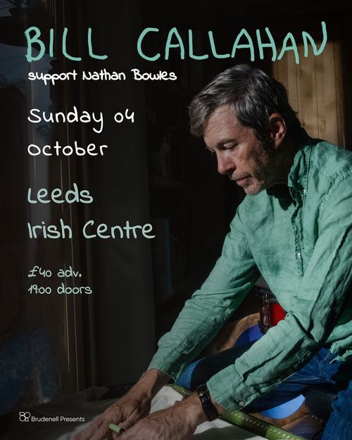 Bill Callahan Chanca at Irish Centre on 4 October 2026 gig poster