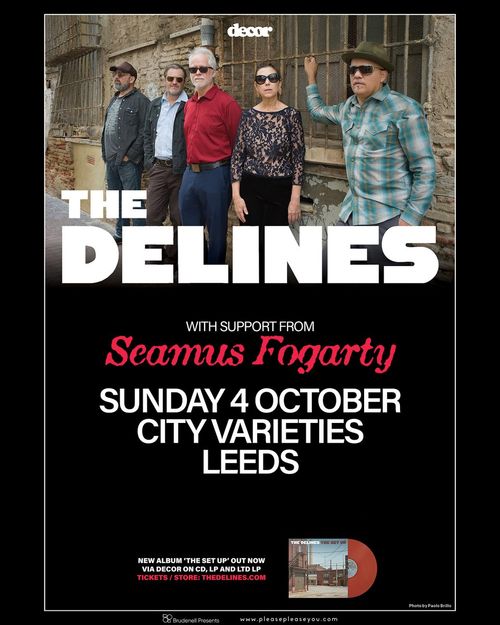 The Delines Seamus Fogarty at City Varieties Music Hall on 4 October 2026 gig poster
