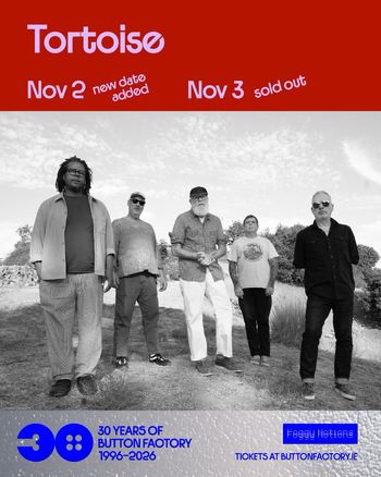 Tortoise november 2026 tour poster