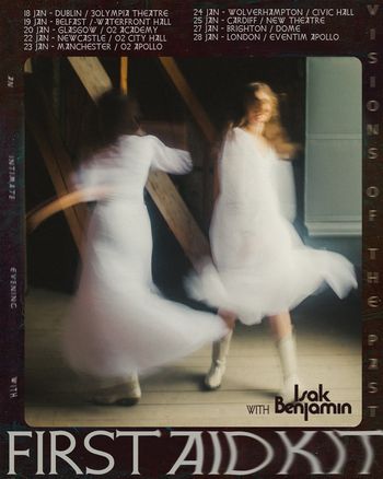 First Aid Kit with Isak Benjamin - Visions of the Past Isak Benjamin, First Aid Kit january 2027 tour poster
