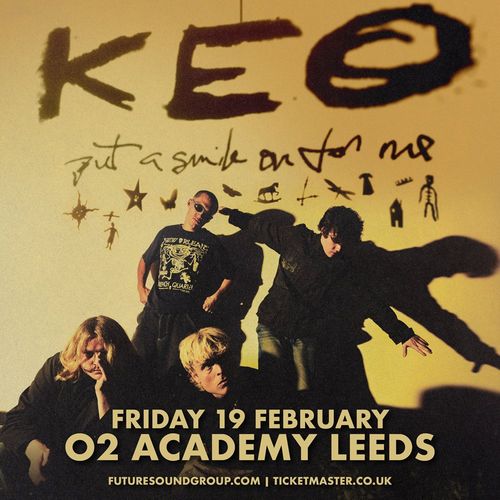 KEO at O2 Academy Leeds on 19 February 2027 gig poster