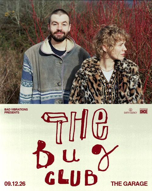 THE Bug Club at The Garage on 9 December 2026 gig poster