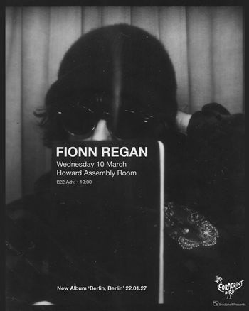 FIONN REGAN at Howard Assembly Room on 10 March 2027 gig poster