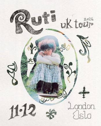 Ruti UK Tour 2026 Ruti at Oslo on 11 December 2026 gig poster