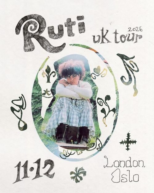 Ruti UK Tour 2026 Ruti at Oslo on 11 December 2026 gig poster
