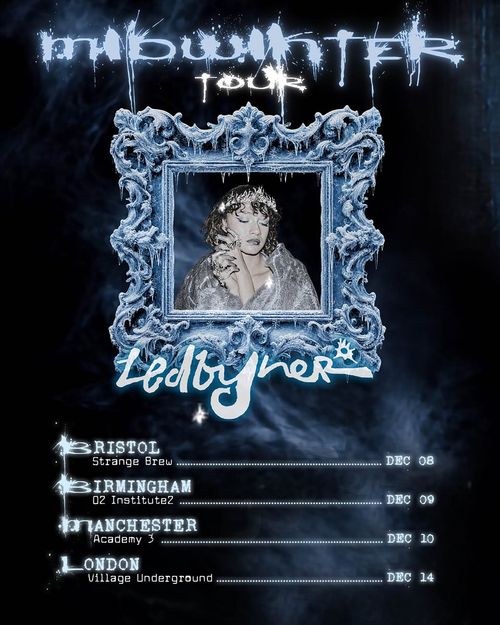 mbwinter TOUR Ledbyher Ledbyher december 2026 tour poster