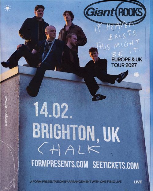 Giant Rooks at Chalk on 14 February 2027 gig poster