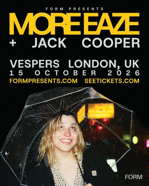 MORE EAZE Jack Cooper at VESPER on 15 October 2026 gig poster