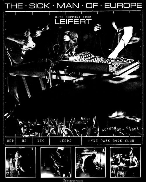 THE SICK MAN OF EUROPE Leifert at Hyde Park Book Club on 2 December 2026 gig poster