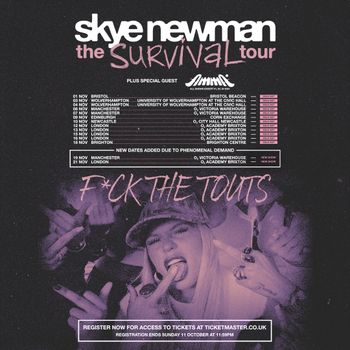 skye newman the survival tour Skye Newman, Ammi november 2026 tour poster