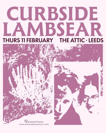CURBSIDE LAMBSEAR at The Attic on 11 February 2027 gig poster
