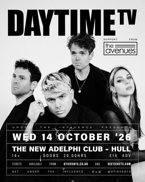 Daytime TV Avenues at The New Adelphi Club on 14 October 2026 gig poster