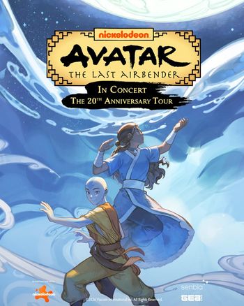 Avatar The Last Airbender In Concert The 20th Anniversary Tour Avatar The Last Airbender at Sheffield City Hall on 9 October 2026 gig poster