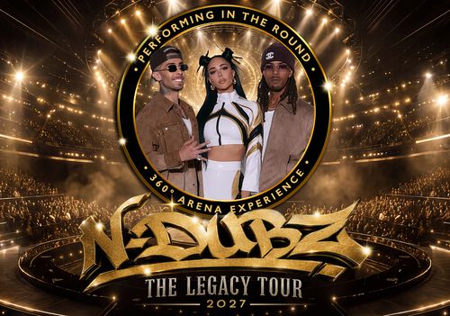N-Dubz - The Legacy Tour 2027 N-Dubz at The O2 on 3 March 2027 gig poster