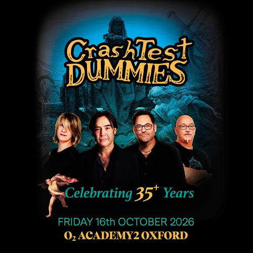 Crash Test Dummies at O2 ACADEMY2 on 16 October 2026 gig poster