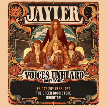 JAYLER - VOICES UNHEARD 2027 TOUR Jayler at THE GREEN DOOR STORE on 26 February 2027 gig poster