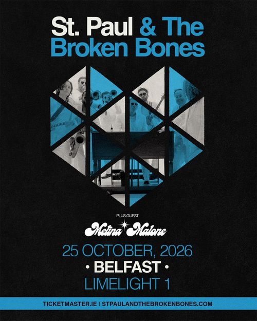 St. Paul & The Broken Bones Melina Malone at Limelight 1 on 25 October 2026 gig poster