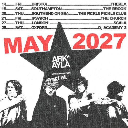ARK* AYLA ARK AYLA may 2027 tour poster