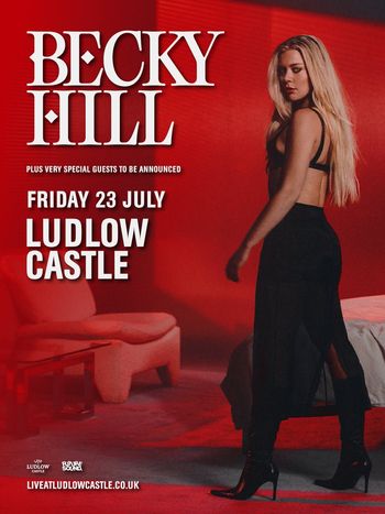 BECKY HILL at LUDLOW CASTLE on 23 July 2027 gig poster